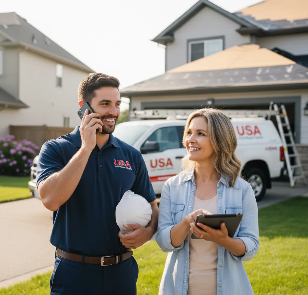 USA Roof Repair Experts customer support in Moselle